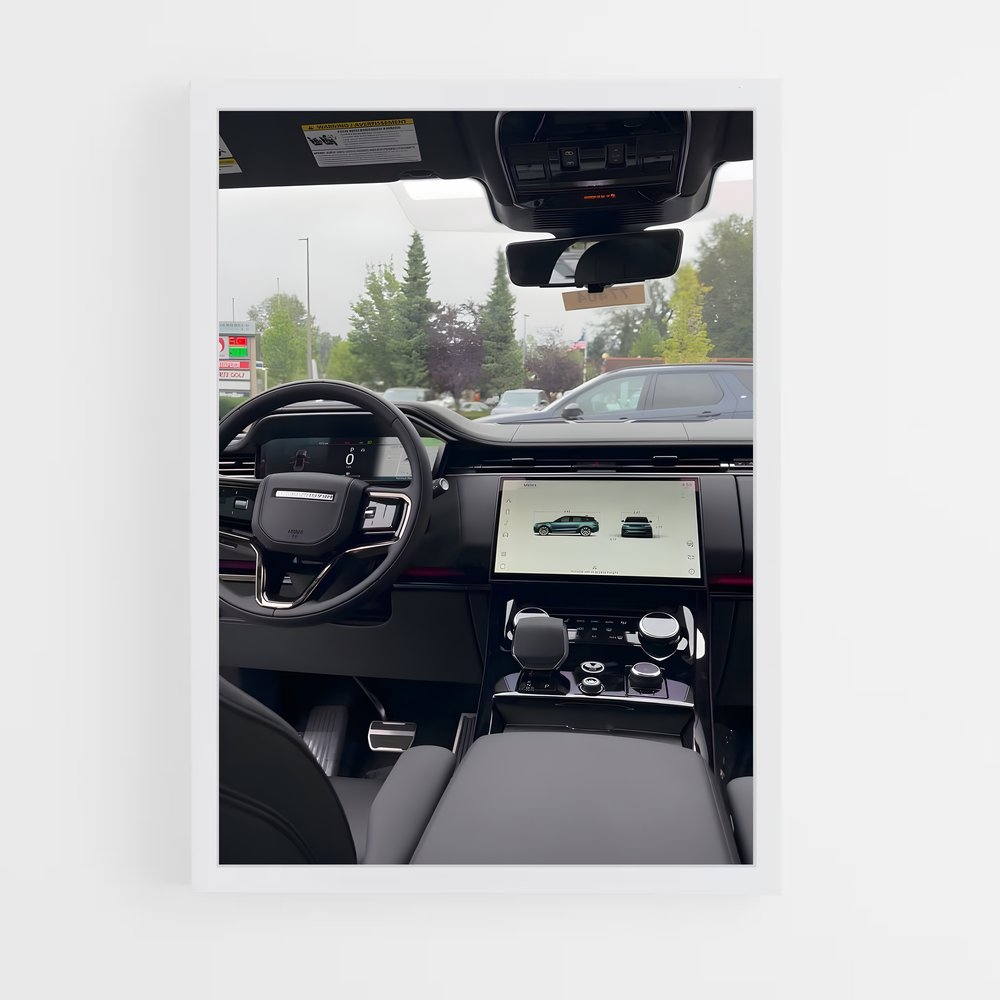 Poster I-Pace Intérieur – affiche Land Rover (vue 3)